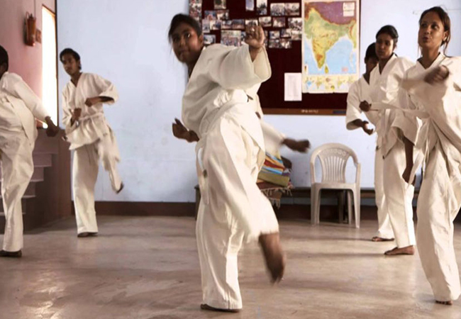 india-meisjes-vechtsporten