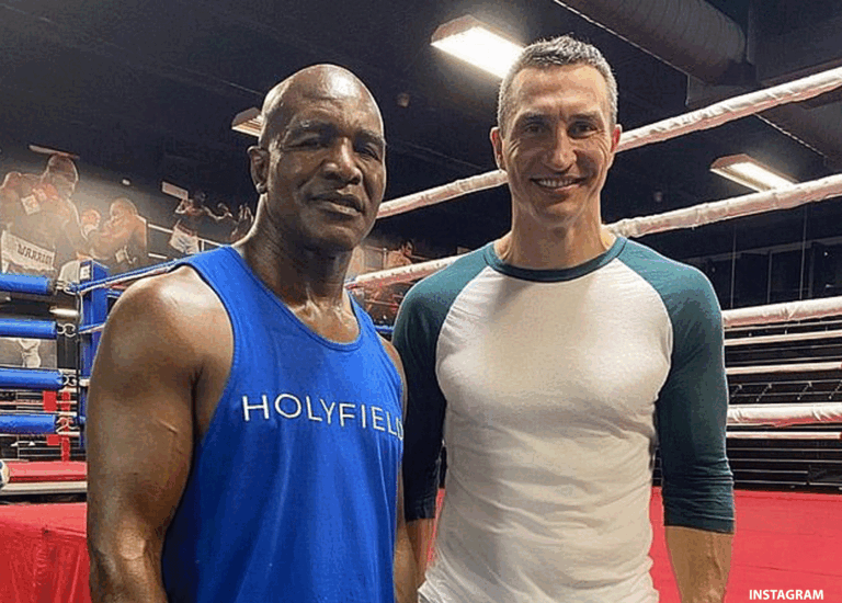 Bokslegendes-Holyfield-en-Klitschko-trainen-samen-voor-terugkeer-768x550