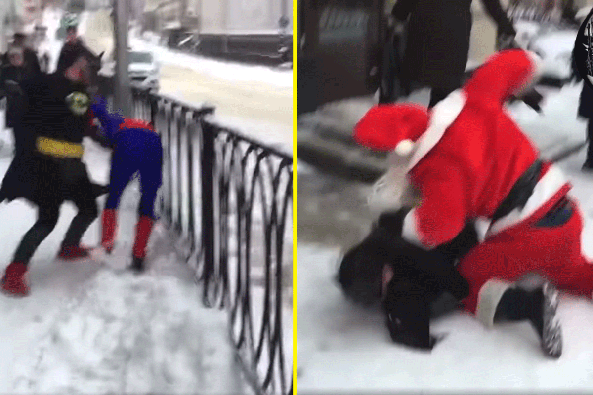 Kickboks-kerstman-MEPT-Batman-total-loss