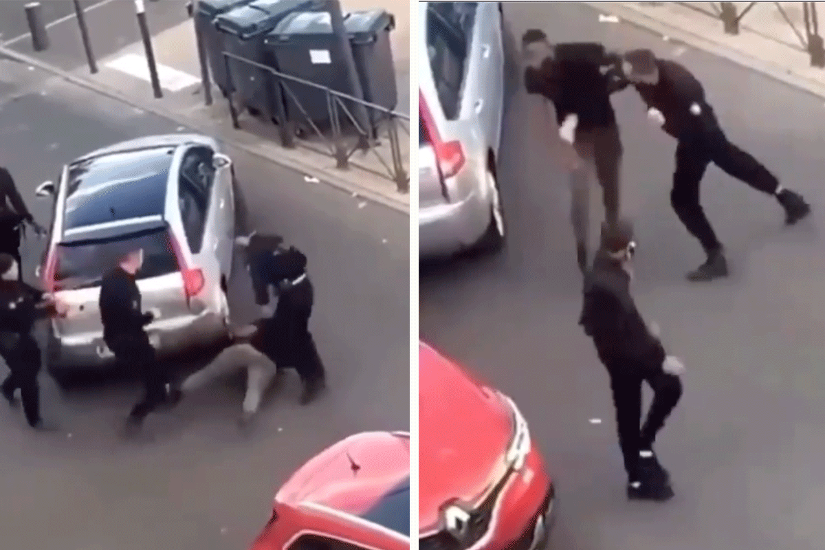 Politieagent-krijgt-pak-slaag-van-bokser-Taser-ingezet-video