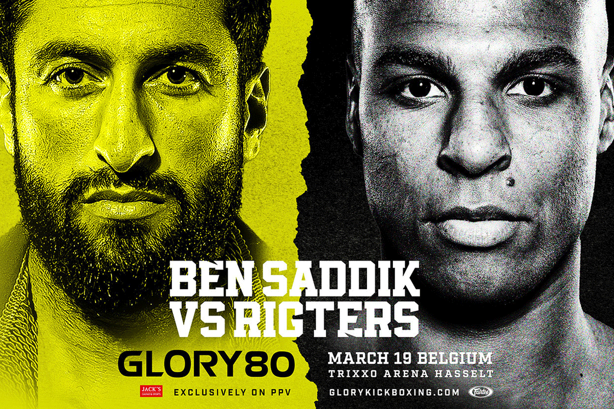 Jamal-Ben-Saddik-tegen-Levi-Rigters-tijdens-Glory-80-in-Hasselt