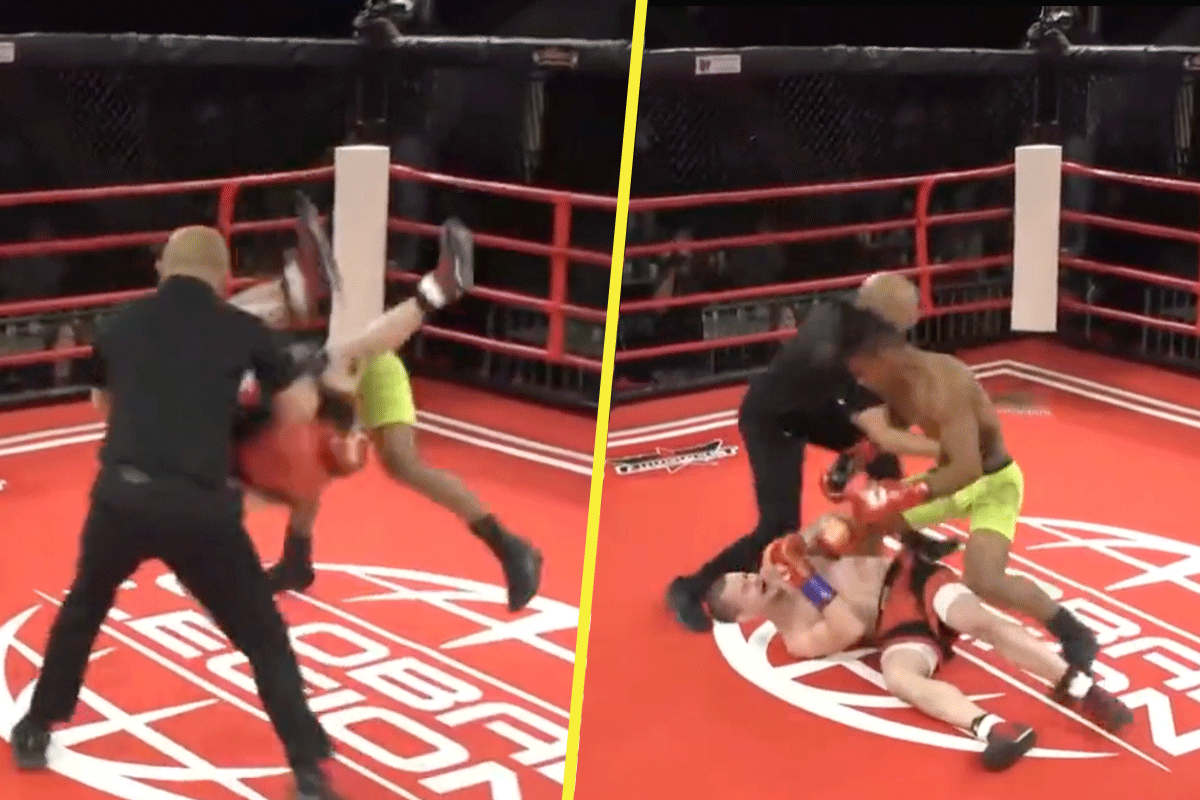 MMA-worp-bokswedstrijd