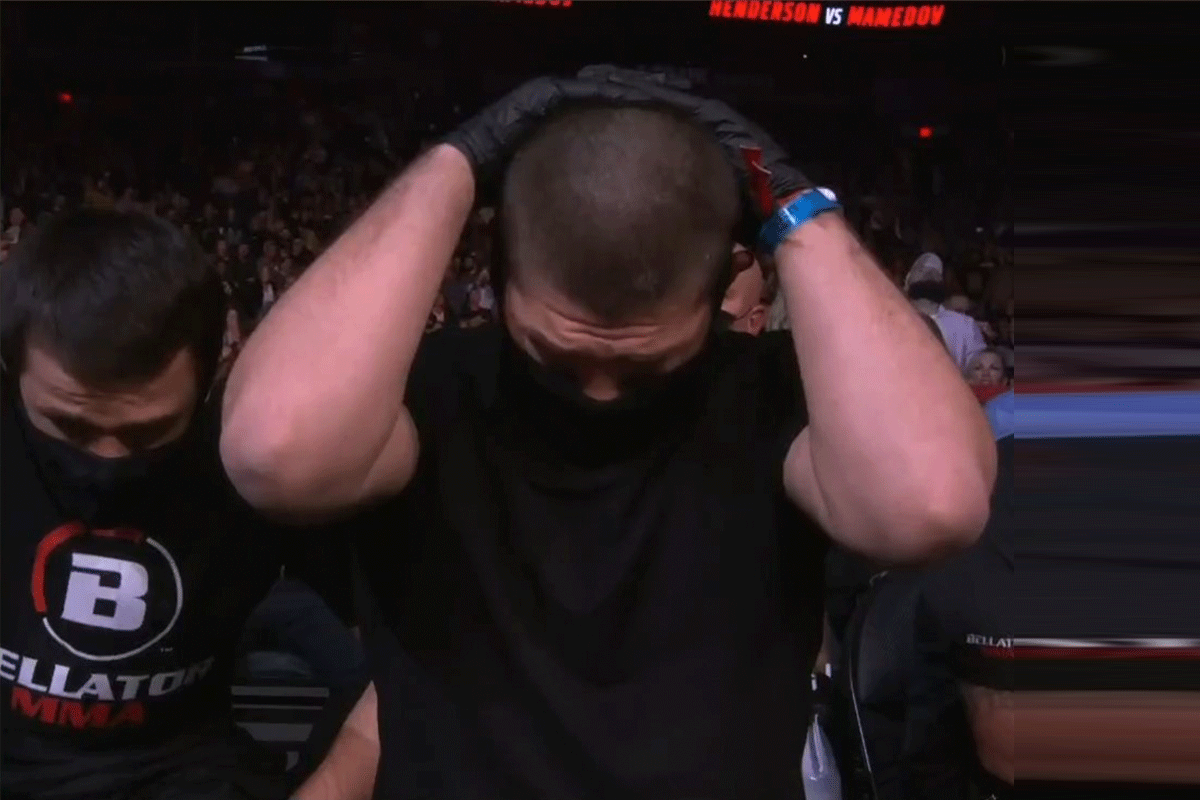 UFC-ster-Khabib-heeft-angstmoment