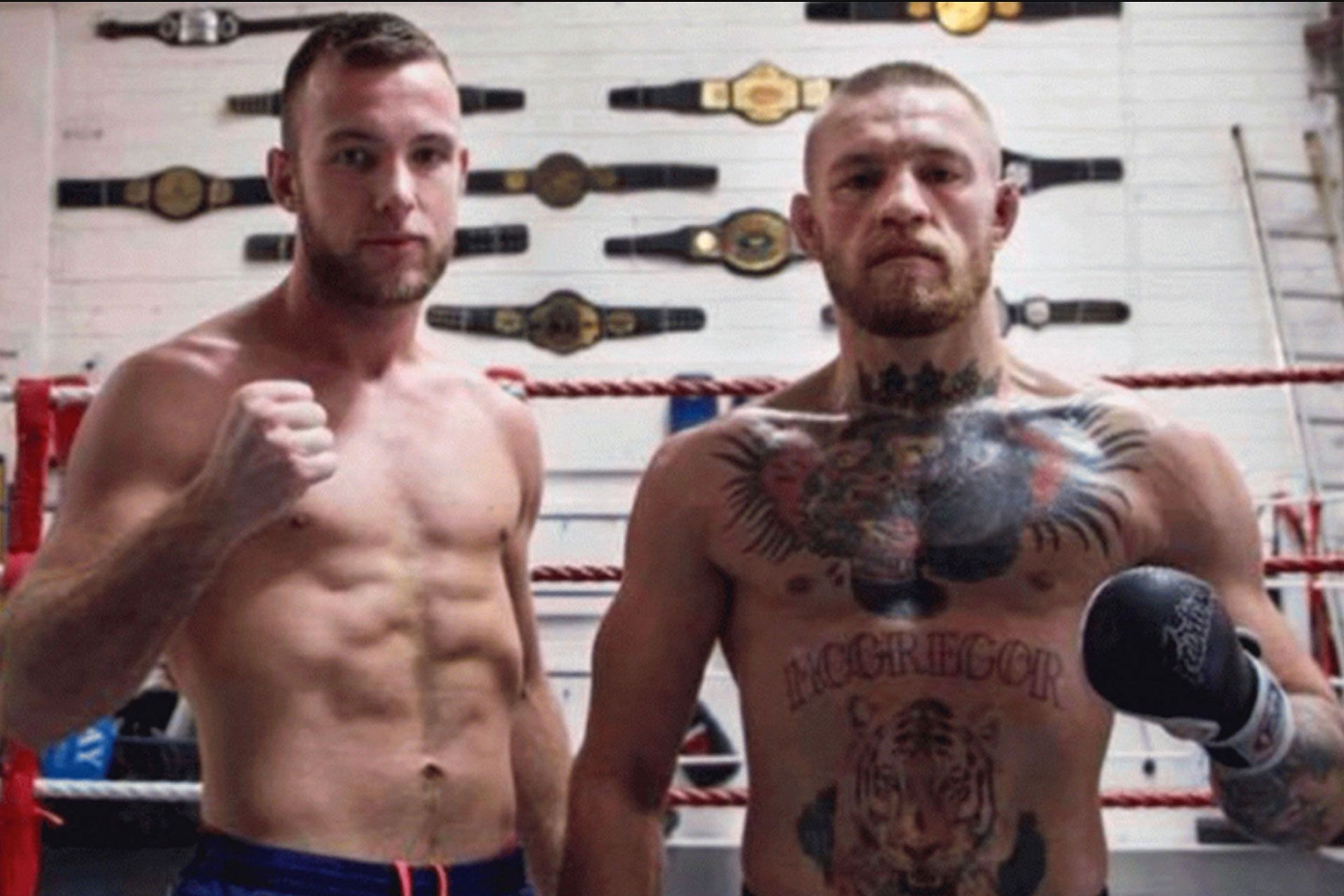 Robbie Hageman en UFC ster Conor McGregor