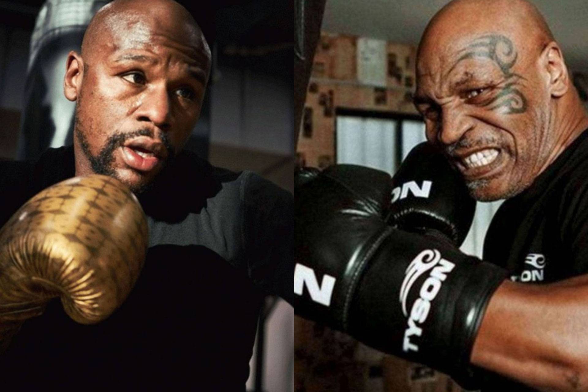 BREAKING: Mike Tyson en Floyd Mayweather stappen samen de ring in voor gevecht
