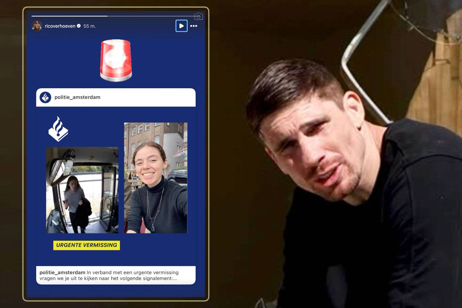 Rico Verhoeven deelt emotionele oproep om vermiste Luna Rijken terug te vinden