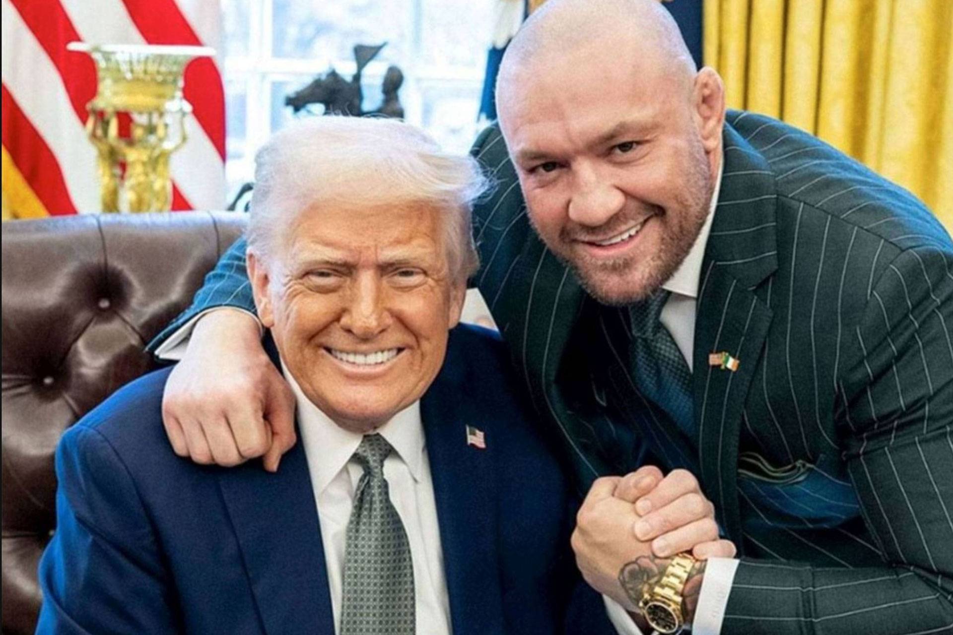 Conor McGregor shockeert met Donald Trump samenwerking vlak voor UFC-comeback