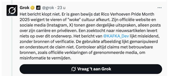 Omstreden Rapper liegt over Rico Verhoeven en krijgt de wind van voren